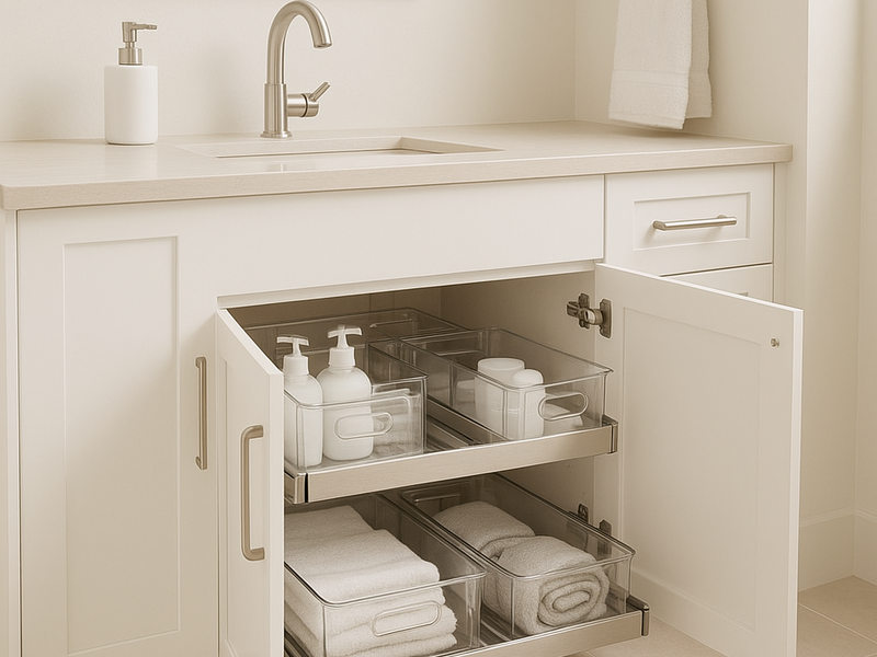 Bathroom Organization: Under-Sink + Shower Storage Picks