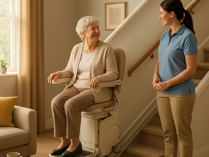 Monte-escaliers Portables Pour Personnes Âgées
