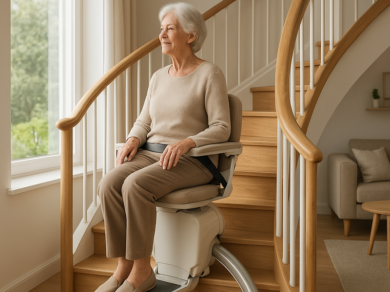 Tragbare Treppenlifte für ältere Menschen