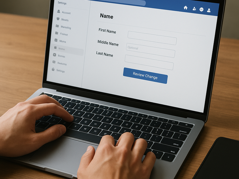 How To Change Your Name On Facebook